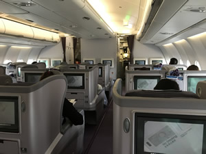 チャイナエアライン ビジネスクラス搭乗記 台北-関空 画像