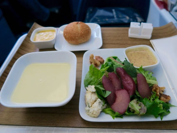 デルタ航空 機内食画像