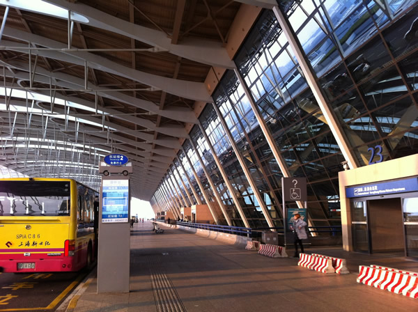 上海浦東空港画像