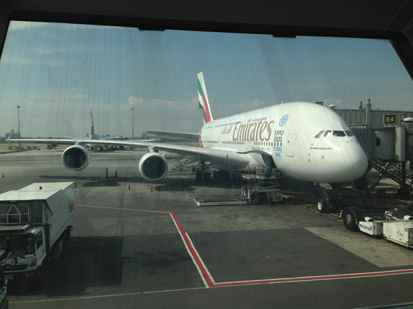 エミレーツ航空A380画像