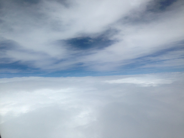 雲の上画像