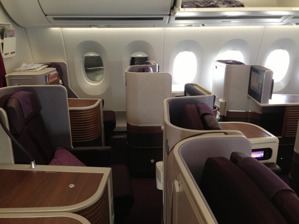 タイ航空 A350ビジネスクラス 画像