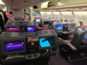 タイ航空 ビジネスクラス搭乗記 台北-バンコク 画像