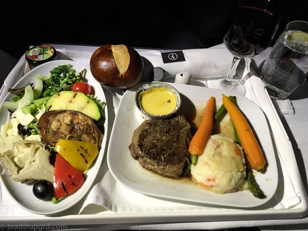 ルフトハンザ ドイツ航空 機内食画像